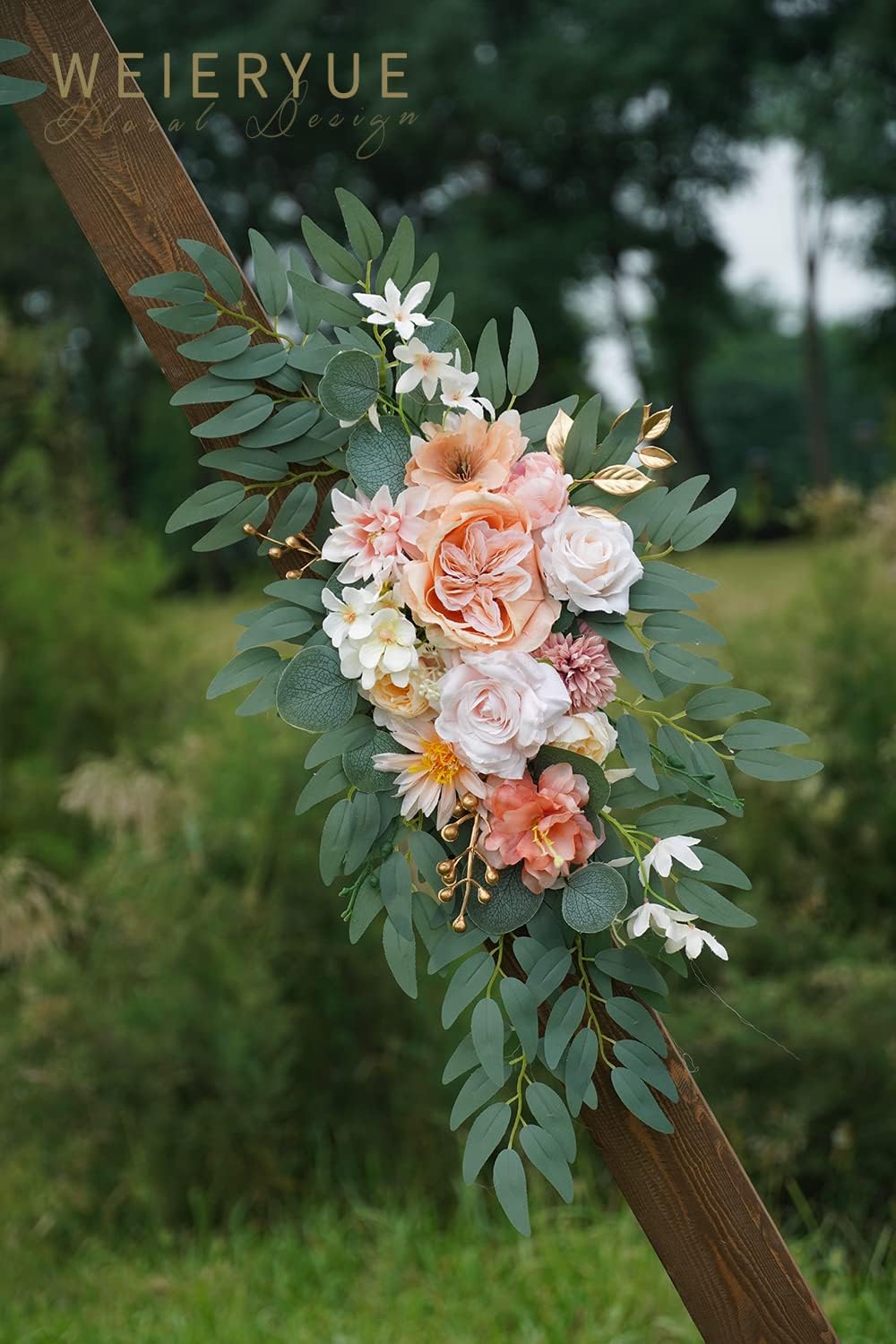 Artificial Wedding Arch Flowers Kit(Pack of 2) for Wedding Arch, Bridal Shower, Ceremony and