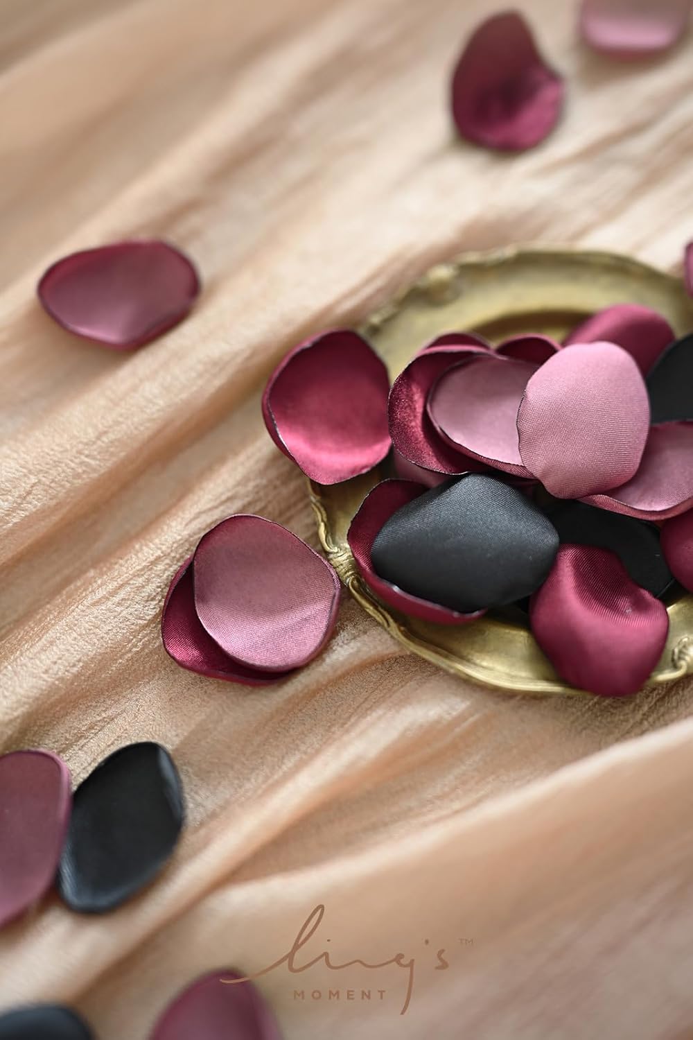 Ling's Moment Rose Petals, Silk Flower Petals for Wedding/Aisle/Flower Girl Baskets/Table