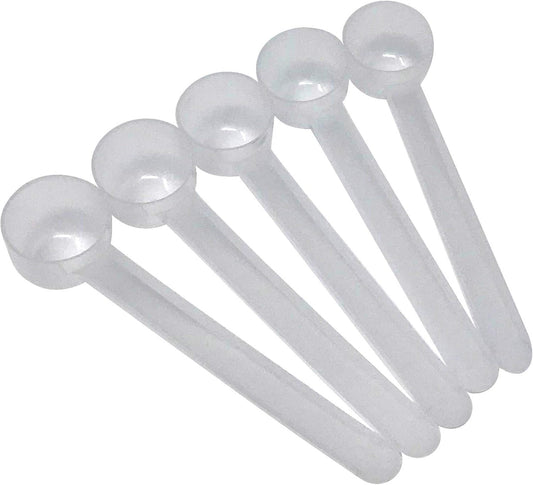 2 Teaspoon (2/3 Tablespoon | 10 mL) Long Handle Rounded Scoop for Measuring Coffee, Pet Food