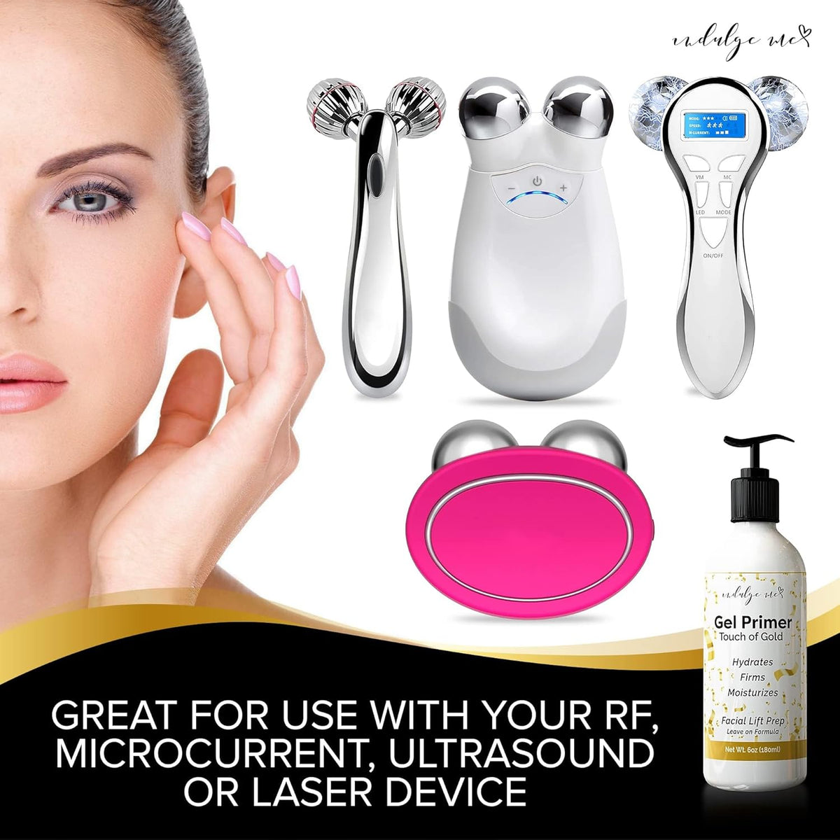 Conductive Gel - Facial Hydrating Leave-On Gel Primer, Hyaluronic Acid, Collagen Peptide