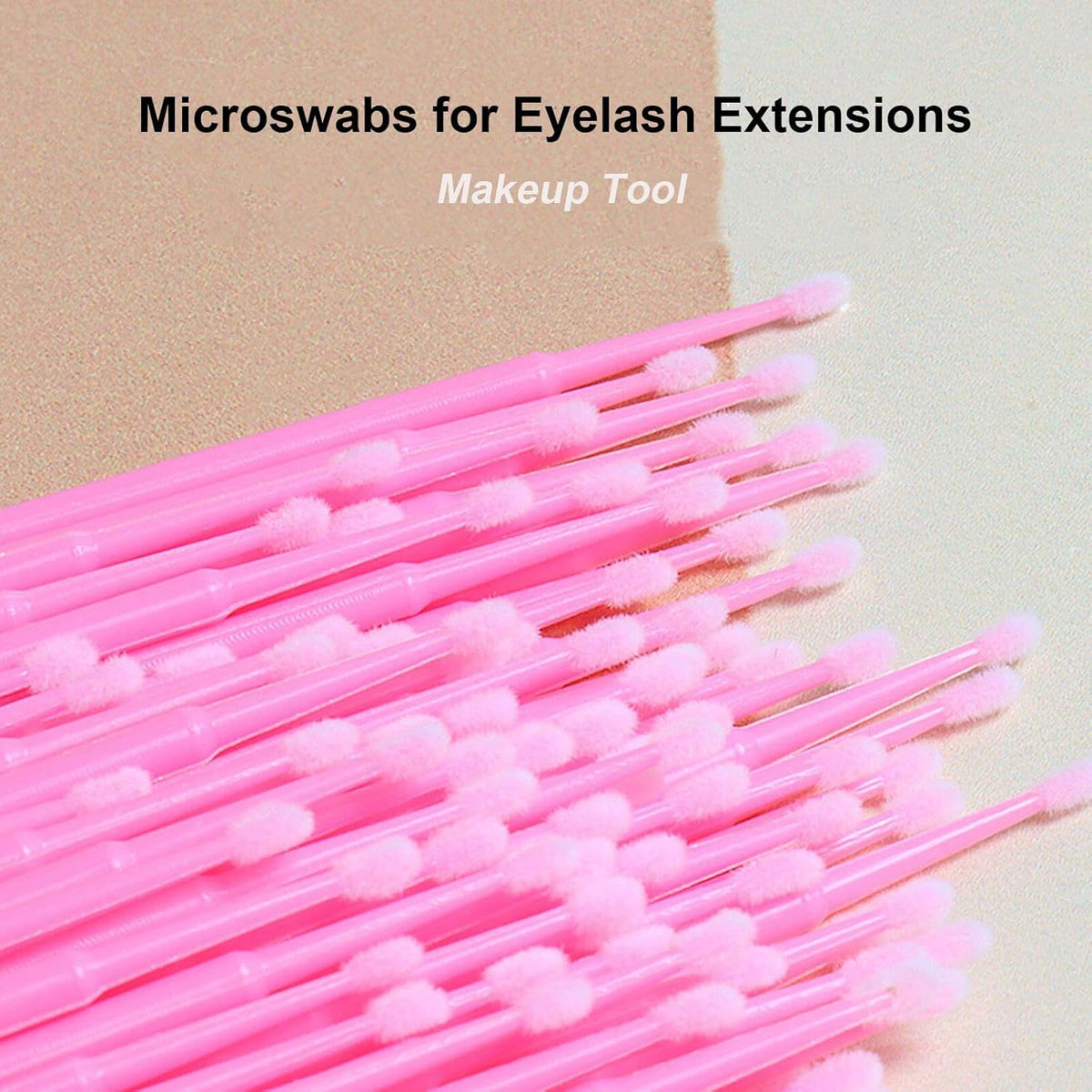 600PCS Microswabs for Eyelash Extensions，Disposable Micro Applicators Brush for Cleaning and