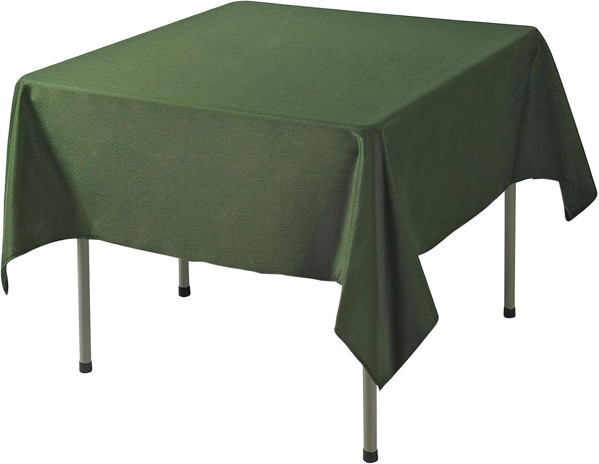 Cupuamon Square Tablecloth 70x70 inch Washable Polyester Fabric Table Cloth for Wedding Party
