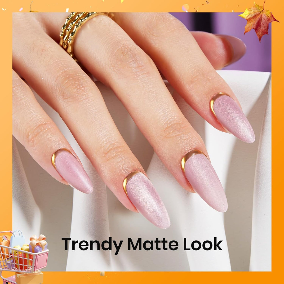 Beetles Matte Gel Top Coat for Gel Nail Polish,15ML Chrome Proof Matte Top Coat No Wipe