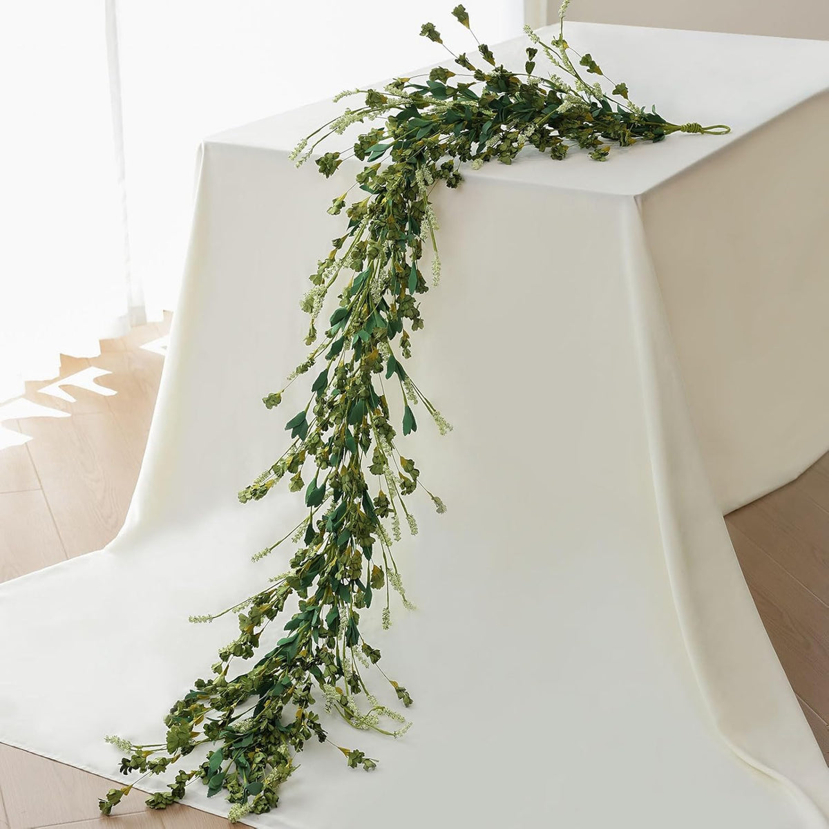 Mizii Fall Garland Artificial Flower Garlands 6 Feet Fake Wildflower Floral Garland Hanging Vines