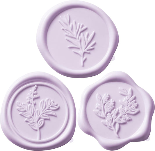 Wax Seal Stickers (60 Pcs, 3 Designs in 1 Pack) Premium Envelope Seal Stickers for Wedding