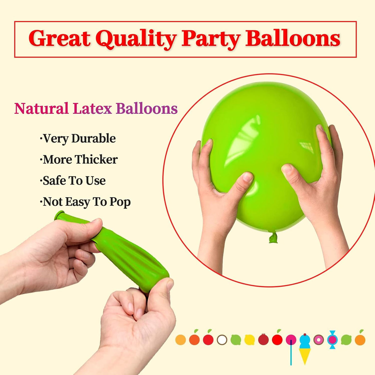 110pcs Green Balloon 12 inch, Green Latex Balloons for Birthday Party Baby Shower Wedding(with 2