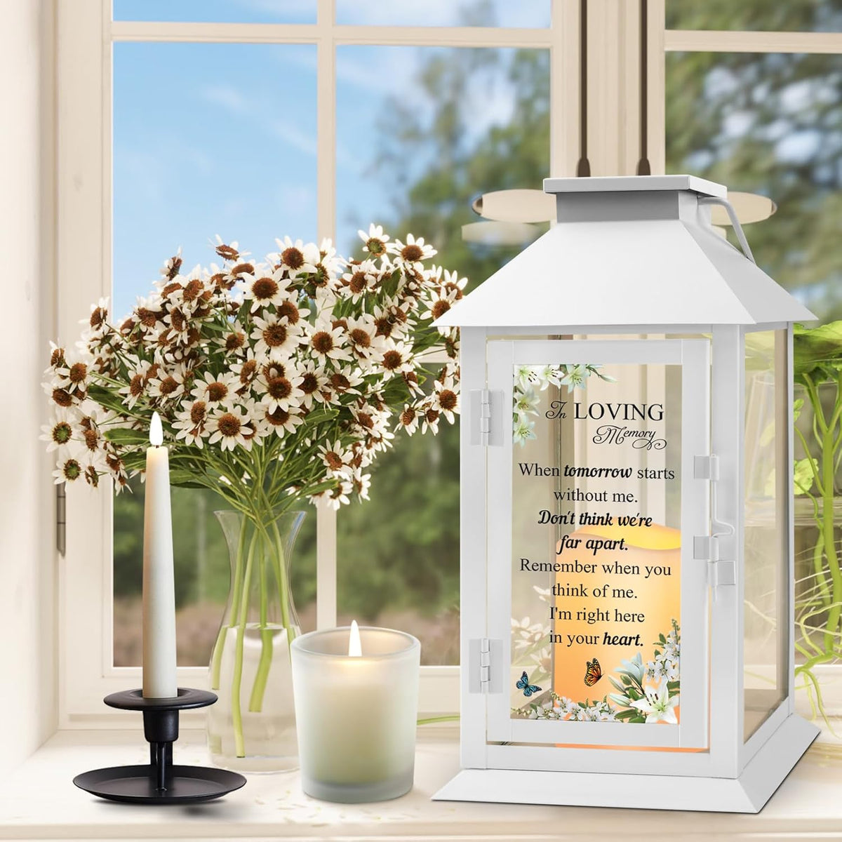 Memorial Lantern Bereavement Gifts in Memory of Loved One Memorial Gifts for Loss of Mother Loss of