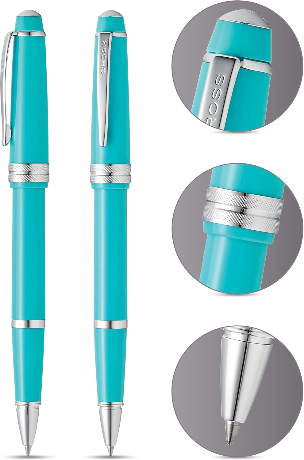 Cross Bailey Light Refillable Rollerball Pen Presented in a Everyday Gift Box - Medium Point, Black