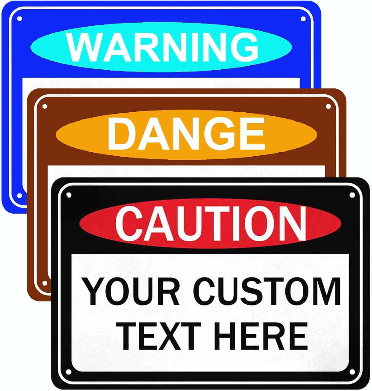 Custom Sign, Personalized Metal Signs, Customize for Office, Business, Workplace, Office, Home