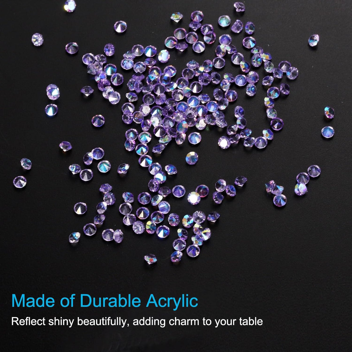 PATIKIL 14000Pcs Wedding Table Scatter Confetti Crystals 3mm Acrylic Diamonds Vase Fillers Gems for