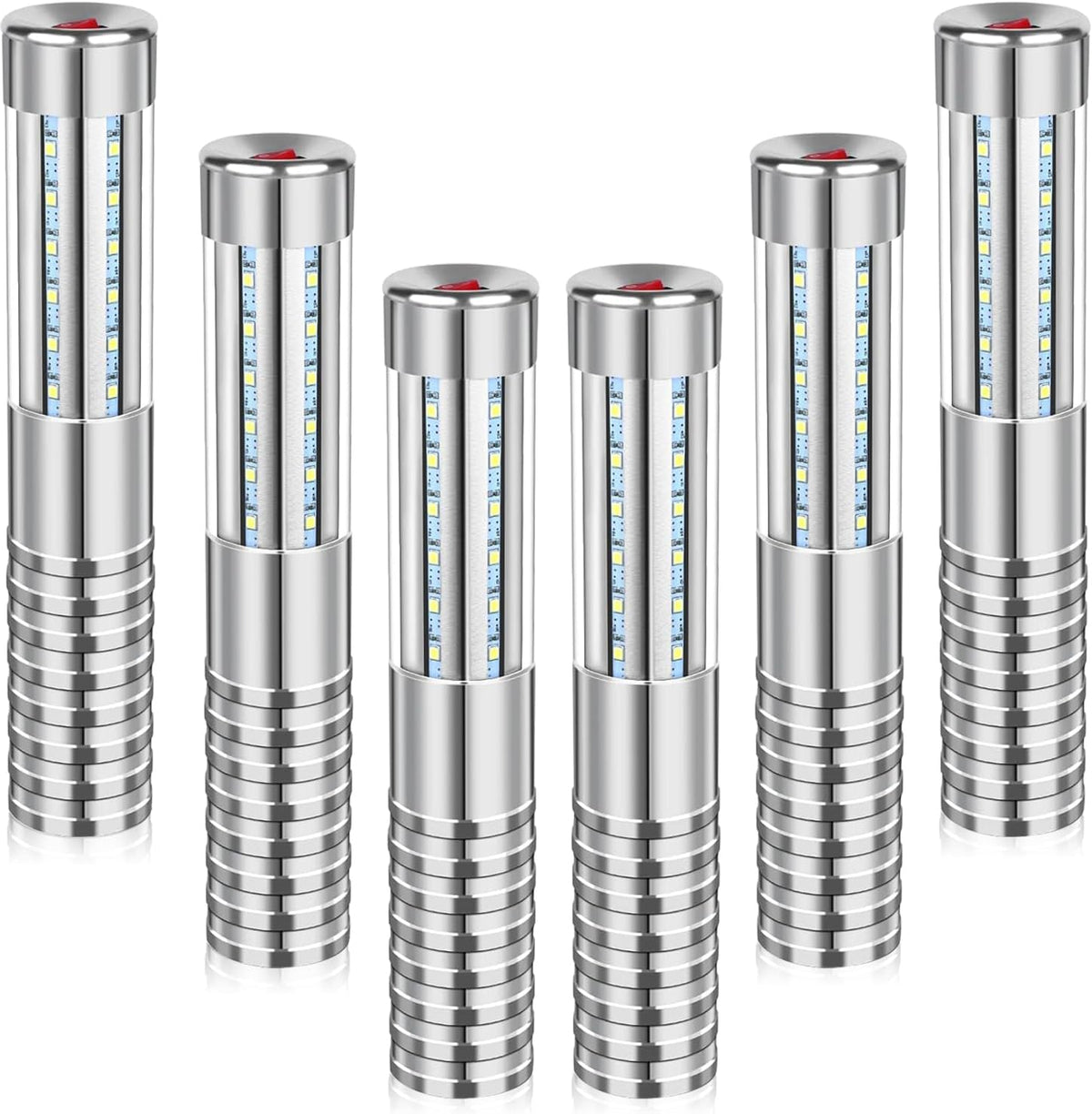 6 PCS Strobe Baton Light Bottle Service Lights Sparklers Reusable Champagne Bottles Handheld Light
