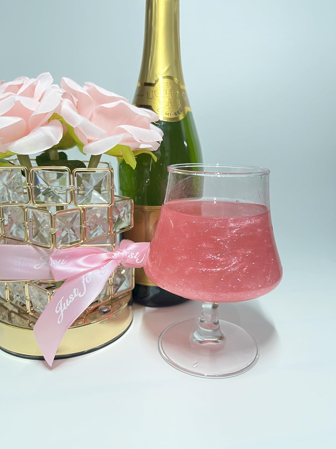 Pink Edible Glimmer Powder Glitter - Colaele 5 grams Food-Grade Luster Dust Metallic Fancy Food