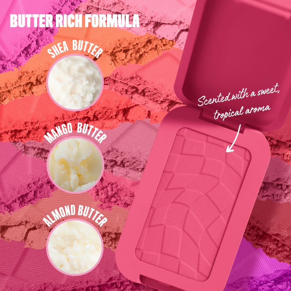 NYX PROFESSIONAL MAKEUP Buttermelt Powder Blush, Fade and Transfer-Resistant Blush, Up to 12HR Make