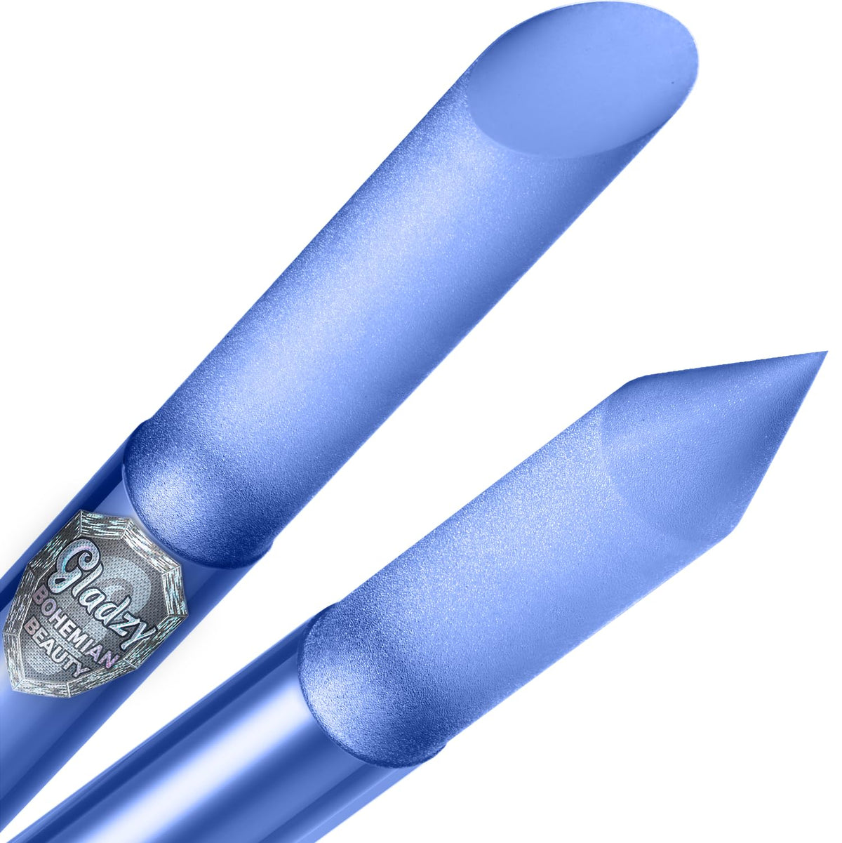 Glass Cuticle Pusher by GLADZY - Manicure Stick, Genuine Czech Quality, Professional Precision