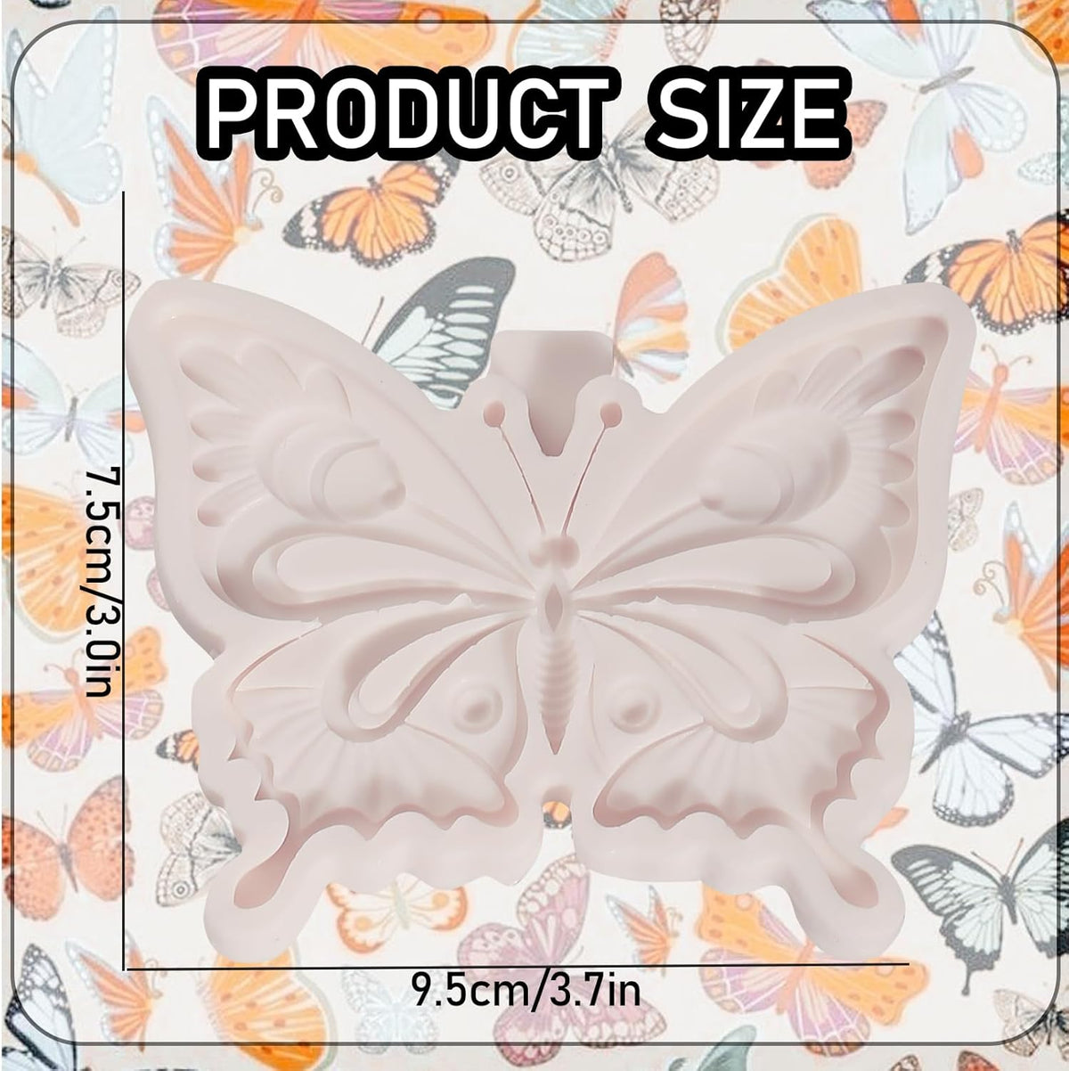 1 Pcs Exquisite Butterfly Fondant Moldfor Cake Decoration, Butterfly Chocolate Silicone Mold