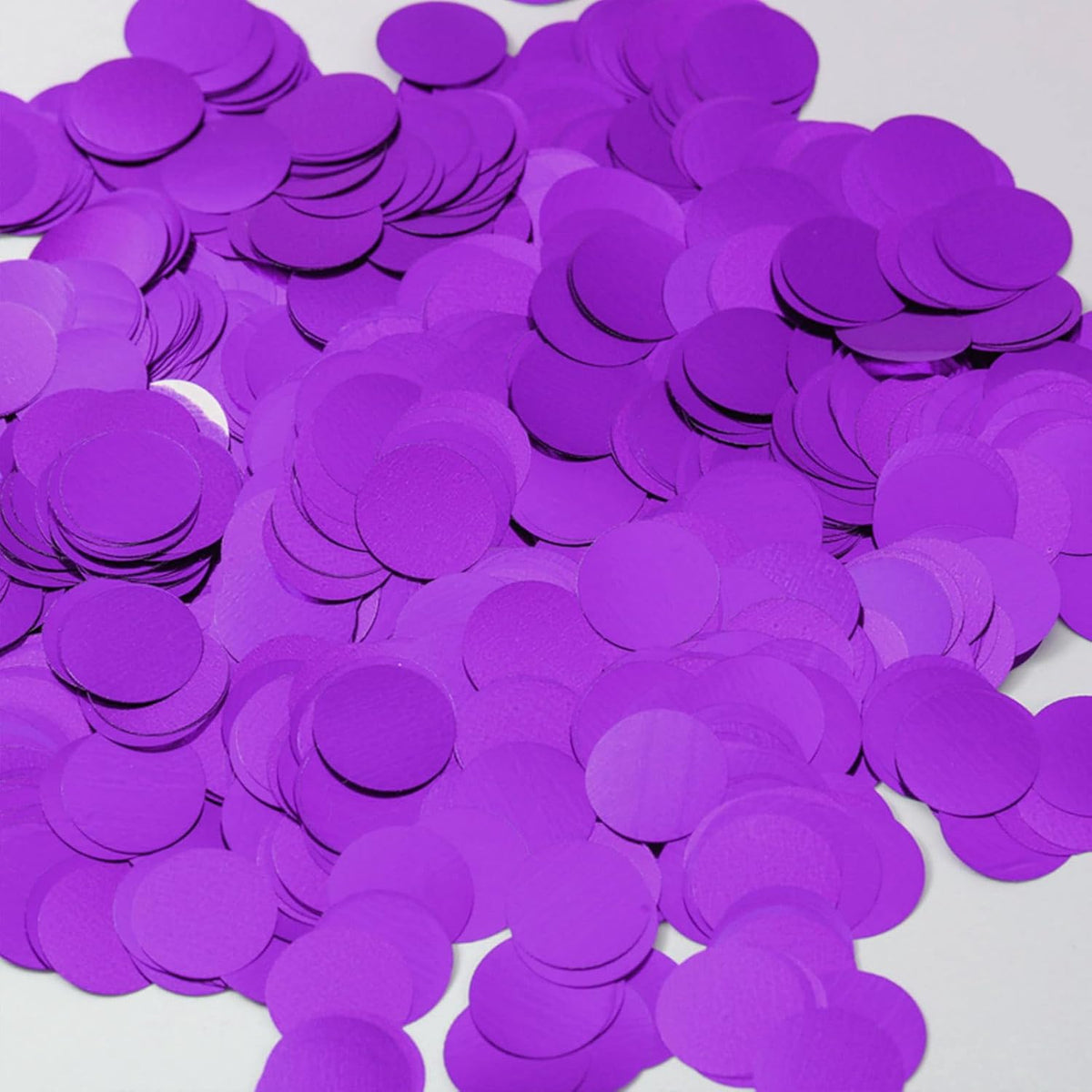 Purple Confetti Balloons, 25 Pcs Thickened 12 Inch Clear Latex Balloon with Confetti Inside for