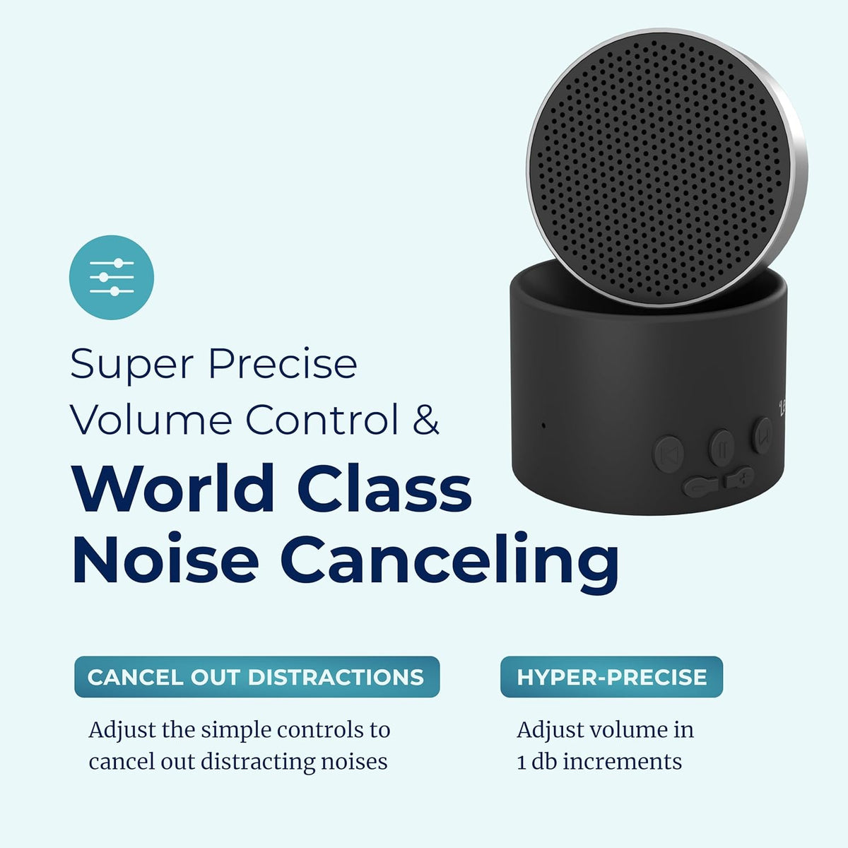 Adaptive Sound Technologies LectroFan Micro 2 - Portable Bluetooth Speaker & White Noise Machine