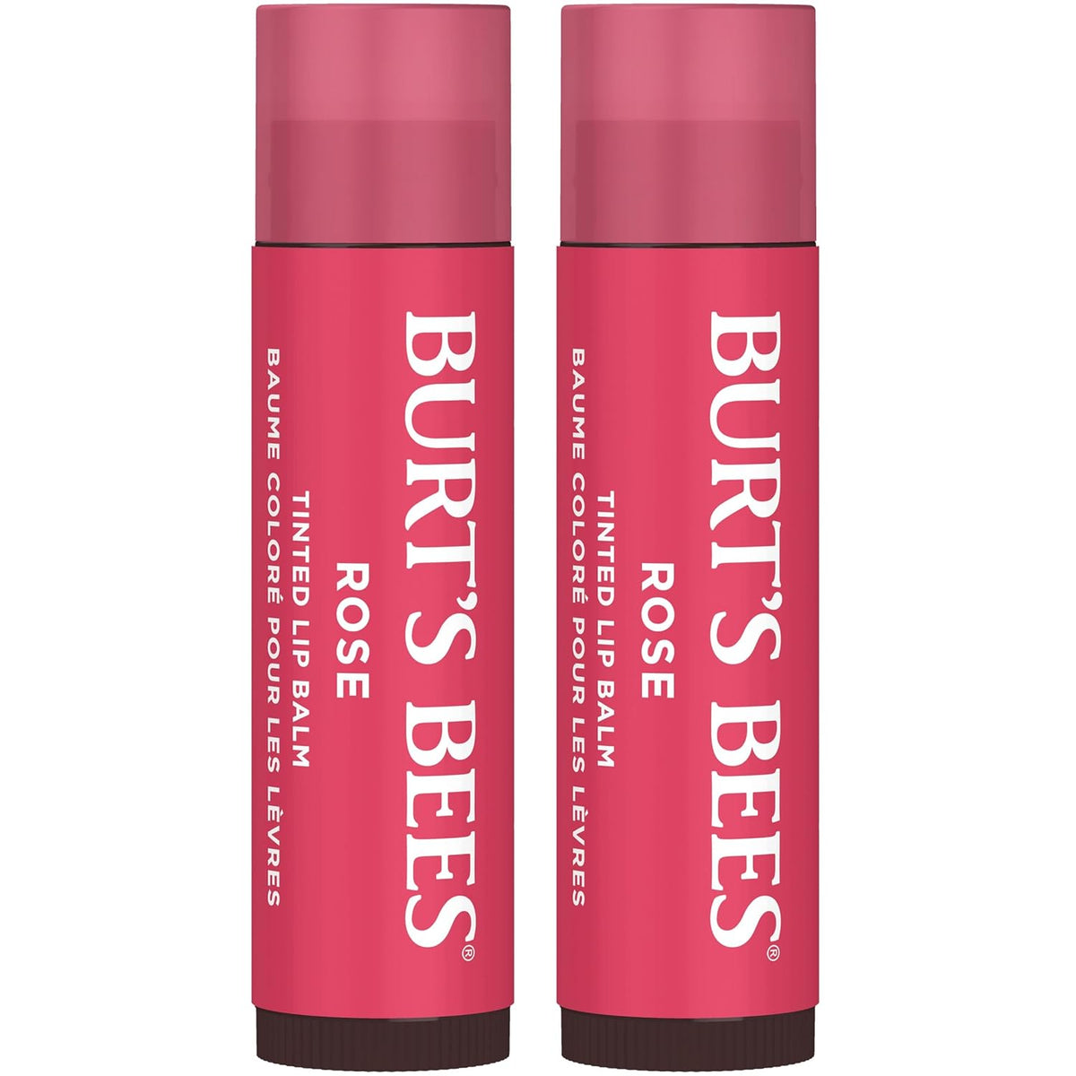 Burt's Bees Lip Tint Balm with Long Lasting 2 in 1 Duo Tinted Balm Formula, Color Infused with