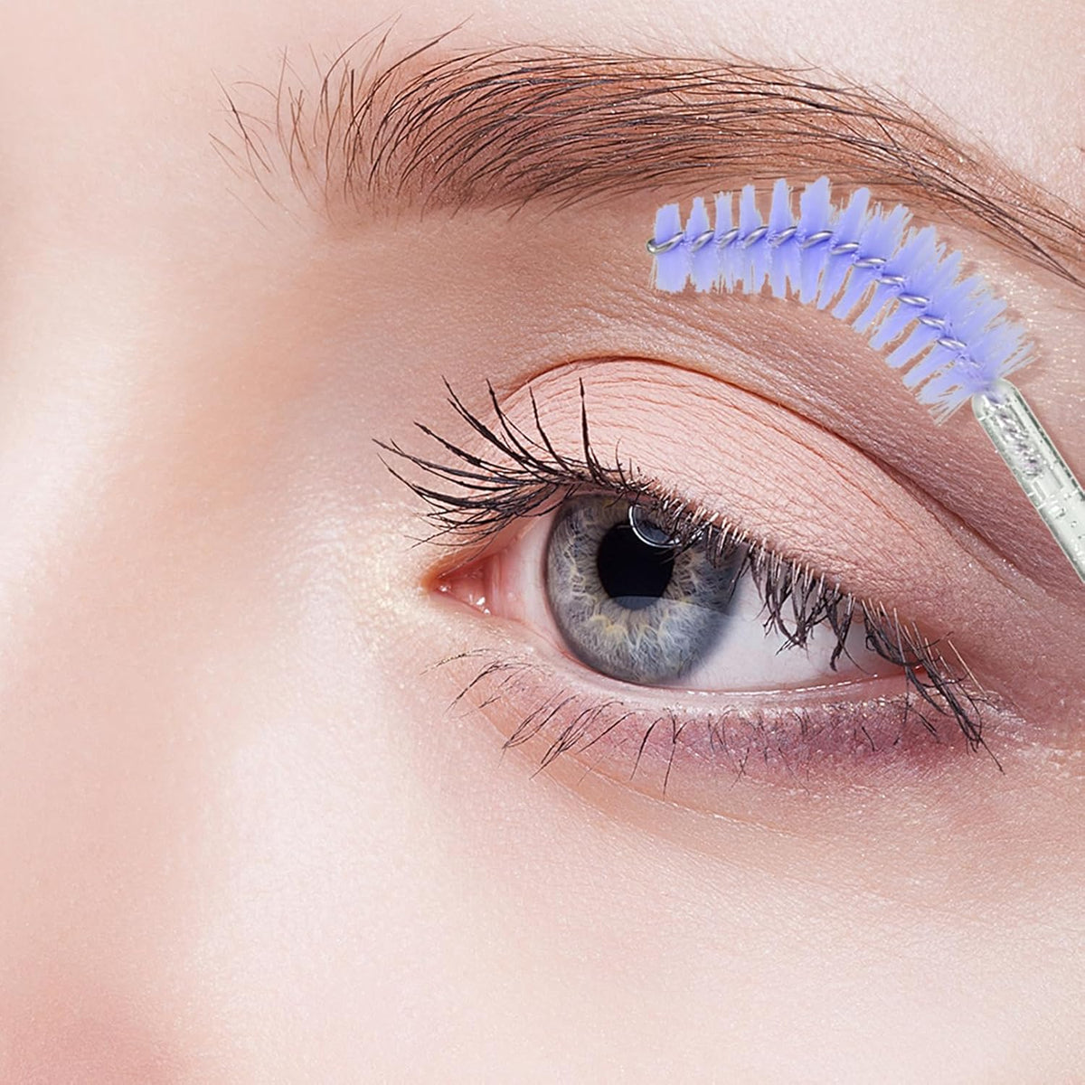 G2PLUS 100PCS Disposable Mascara Brushes, Crystal Lash Brush Makeup Kit, Adjustable Eyelash