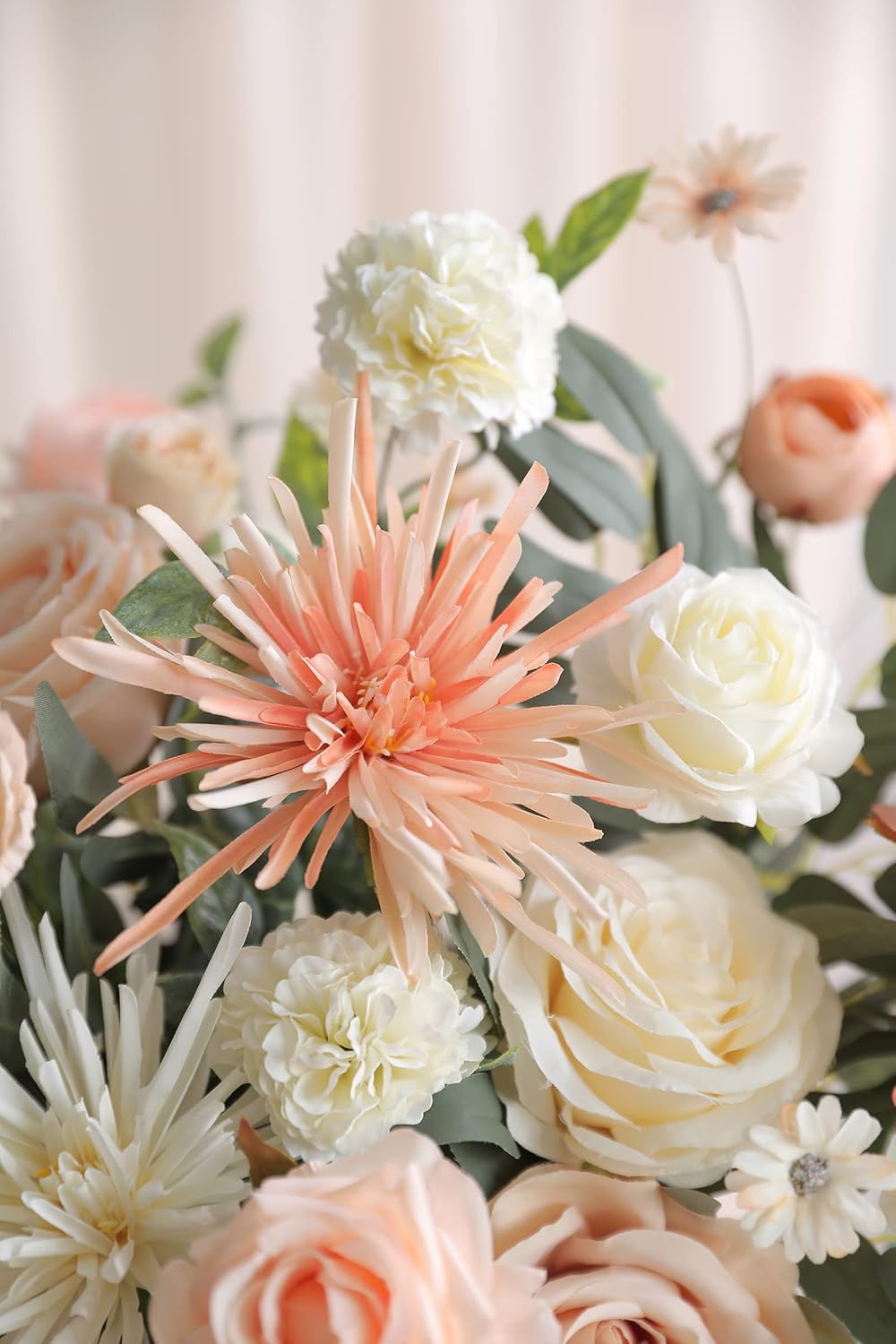 Serra Flora Artificial Flowers Combo Box Set Faux Flowers Bulk Flower Leaf with Stems Arrangements