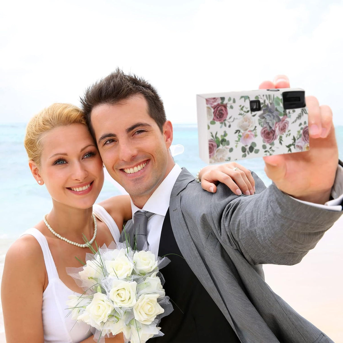 10 Pack Disposable Camera for Wedding Bulk, 34mm Single Use Camera Bulk with Flash for Gathering