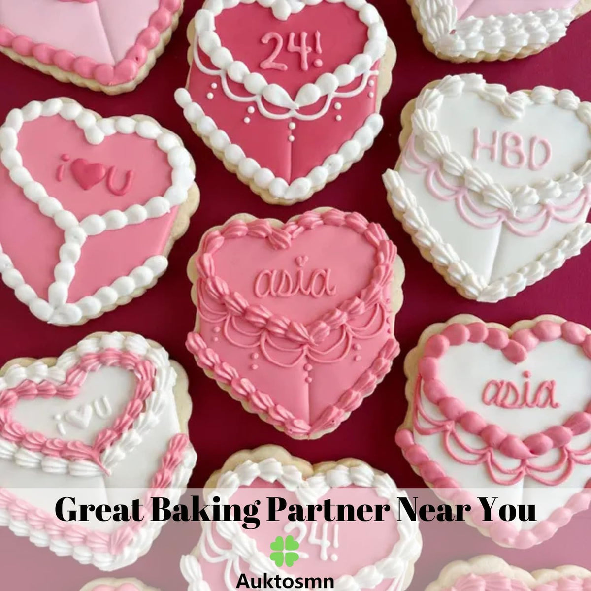 Vintage Heart Cake Cookie Cutter - 3.7 Inch - Stainless Steel - Dishwasher Safe - Perfect for Baby