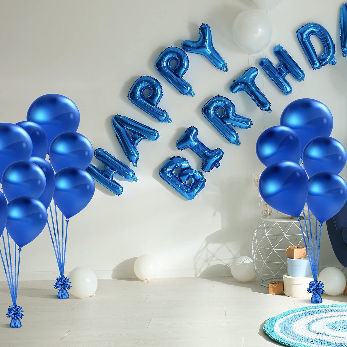 24 Pcs Balloon Weights Metallic Anchor Balloon Holder for Helium Balloons Heavy Table Weights and 1
