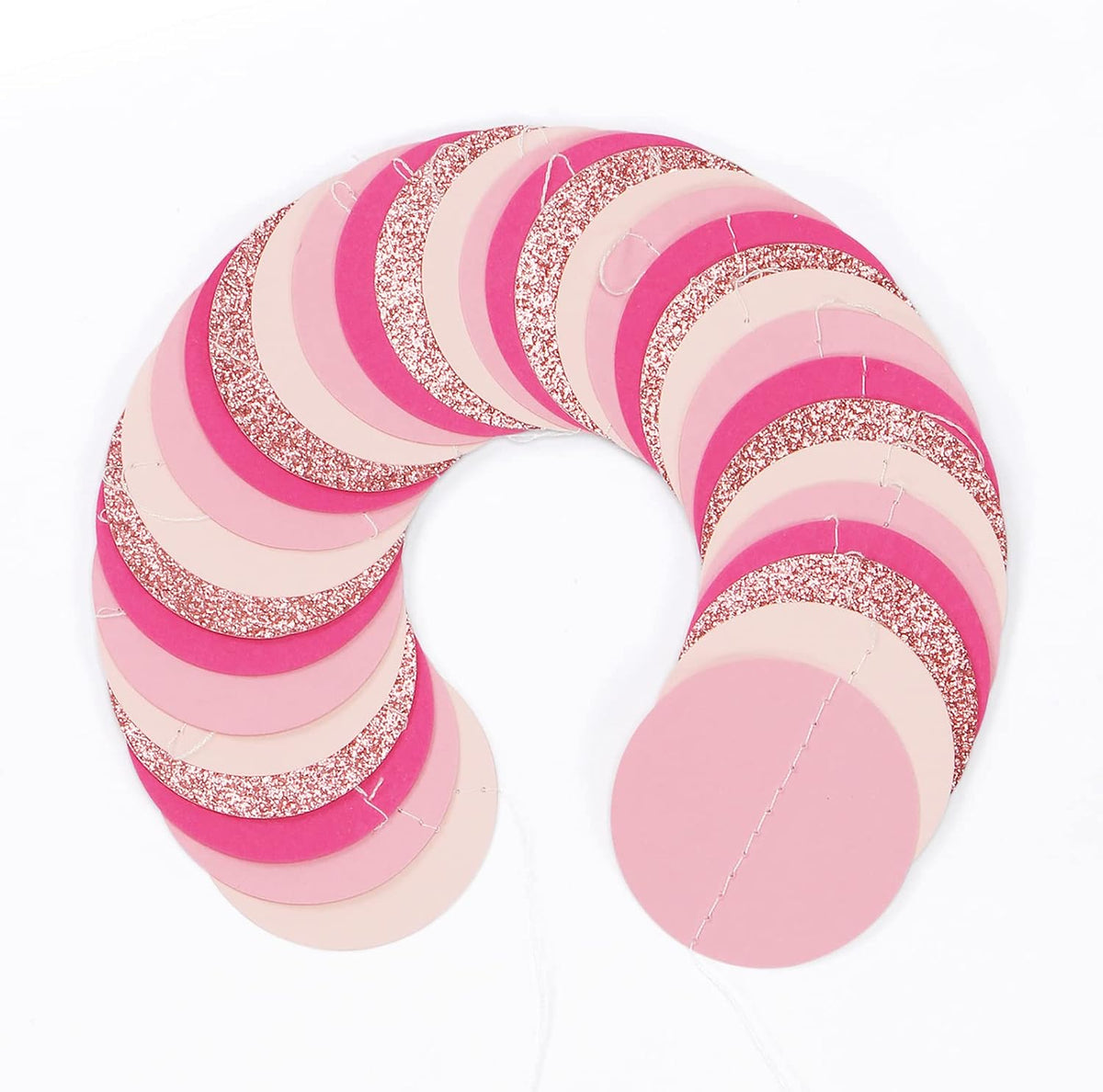 Hot-Pink Rose-Gold Party Decorations Garland - 52ft Wedding Bridal Shower Hanging Decoration