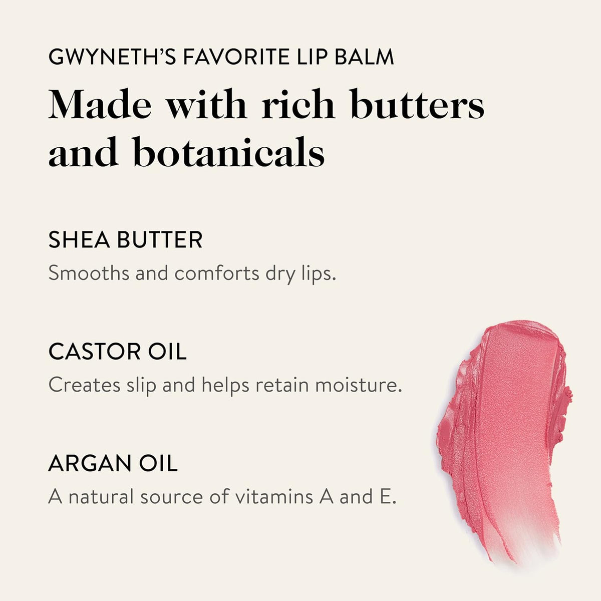 goop Beauty Tinted Lip Balm - Moisturizing, Soothing, Hydrating Lip Balm for Chapped, Cracked & Dry