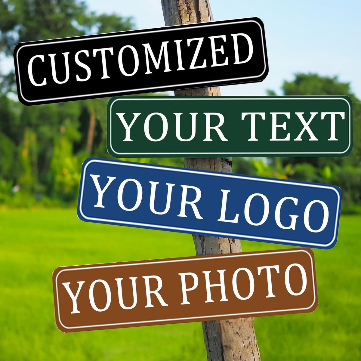 Custom Signs Outdoor Metal,Personalized Street Sign,Create Your Own