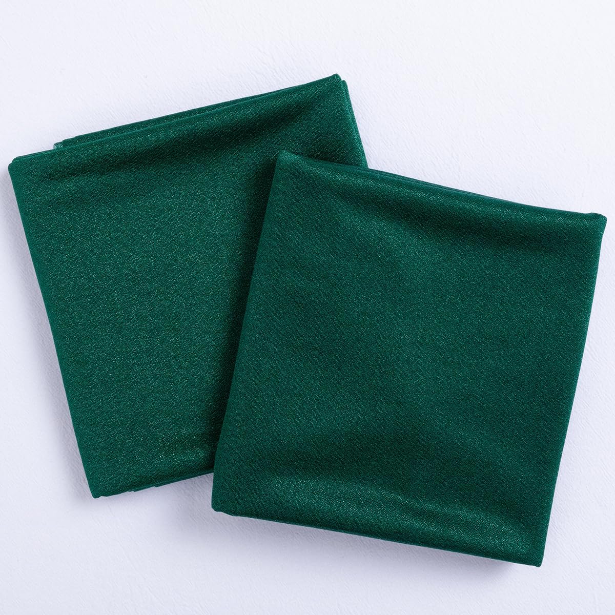 Socomi Wedding Arch Draping Fabric 29" x 20Ft 2 Panels Emerald Green Sheer Outdoor Curtain Drapes