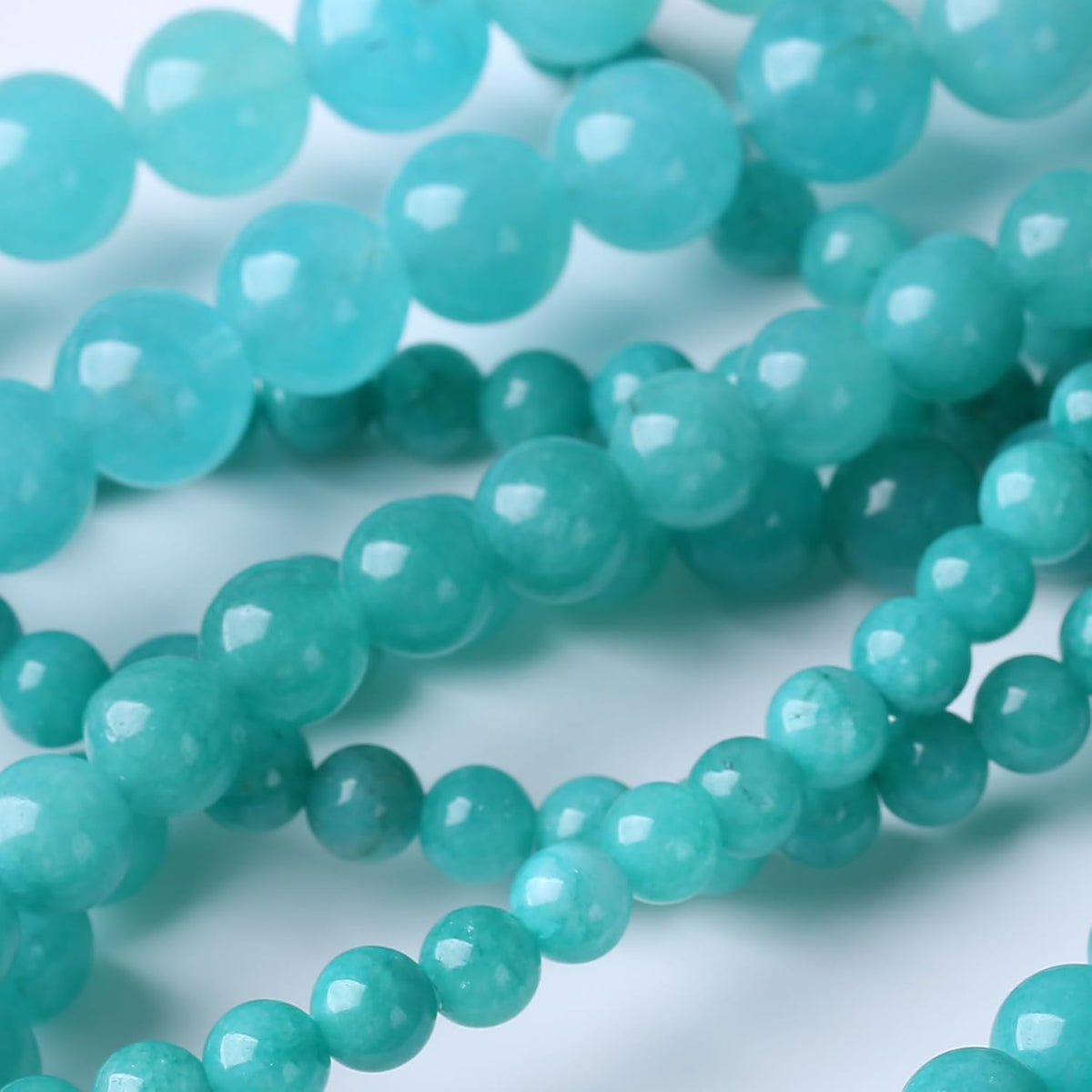 Blue Jade Stone Beads Gemstone Round Crystal Energy Jade Beads Stone Beads for Jewelry Making DIY