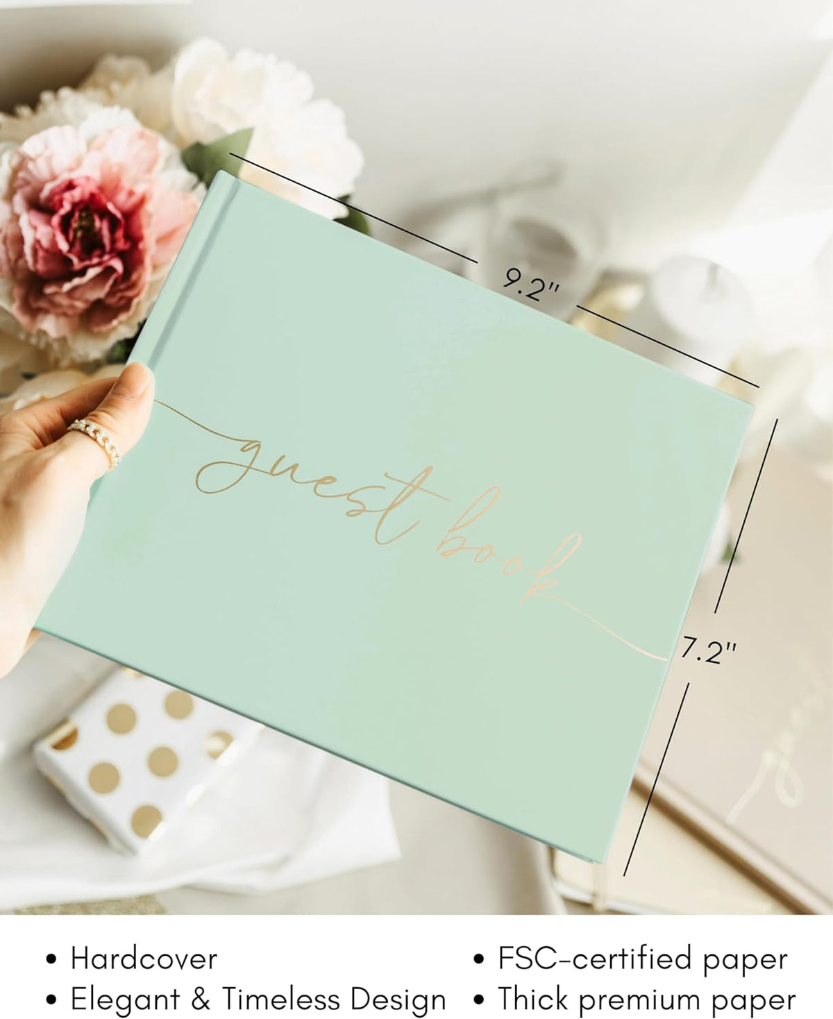 Lamare Wedding Guest Book – Polaroid Guest Book for Wedding Reception, Baby Shower, Birthday