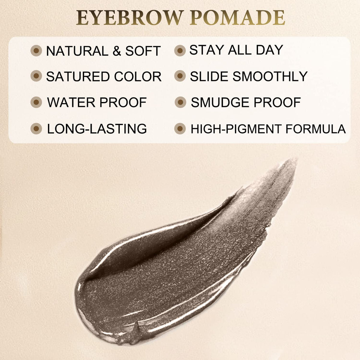 Eyebrow Stamp Stencil Kit for Eyebrows, Brow Stamp Trio Kit with Waterproof Eyebrow Pencil, Eyebrow