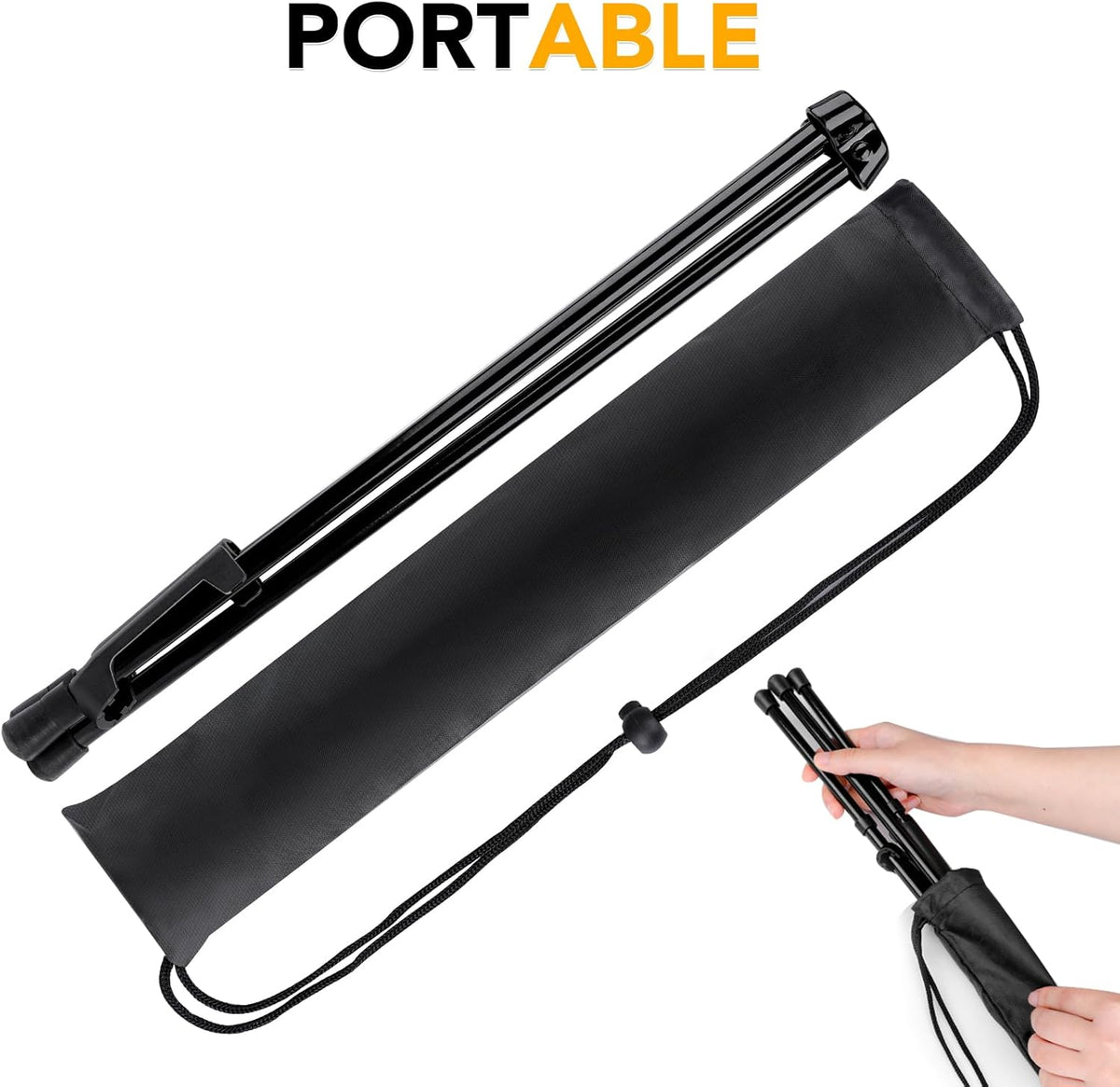 AROIC 6 pack 14'' Tabletop Easels, Black Steel Table Top Easels for Display, Adjustable Portable