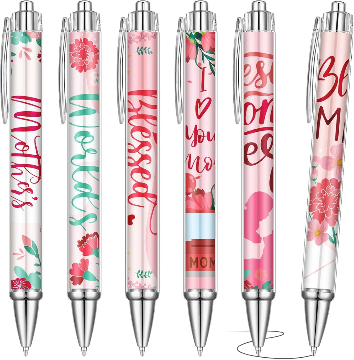 24 Pcs Christmas Appreciation Gifts Pen for Mom Mothers Christmas Stocking Stuffers Xmas Party