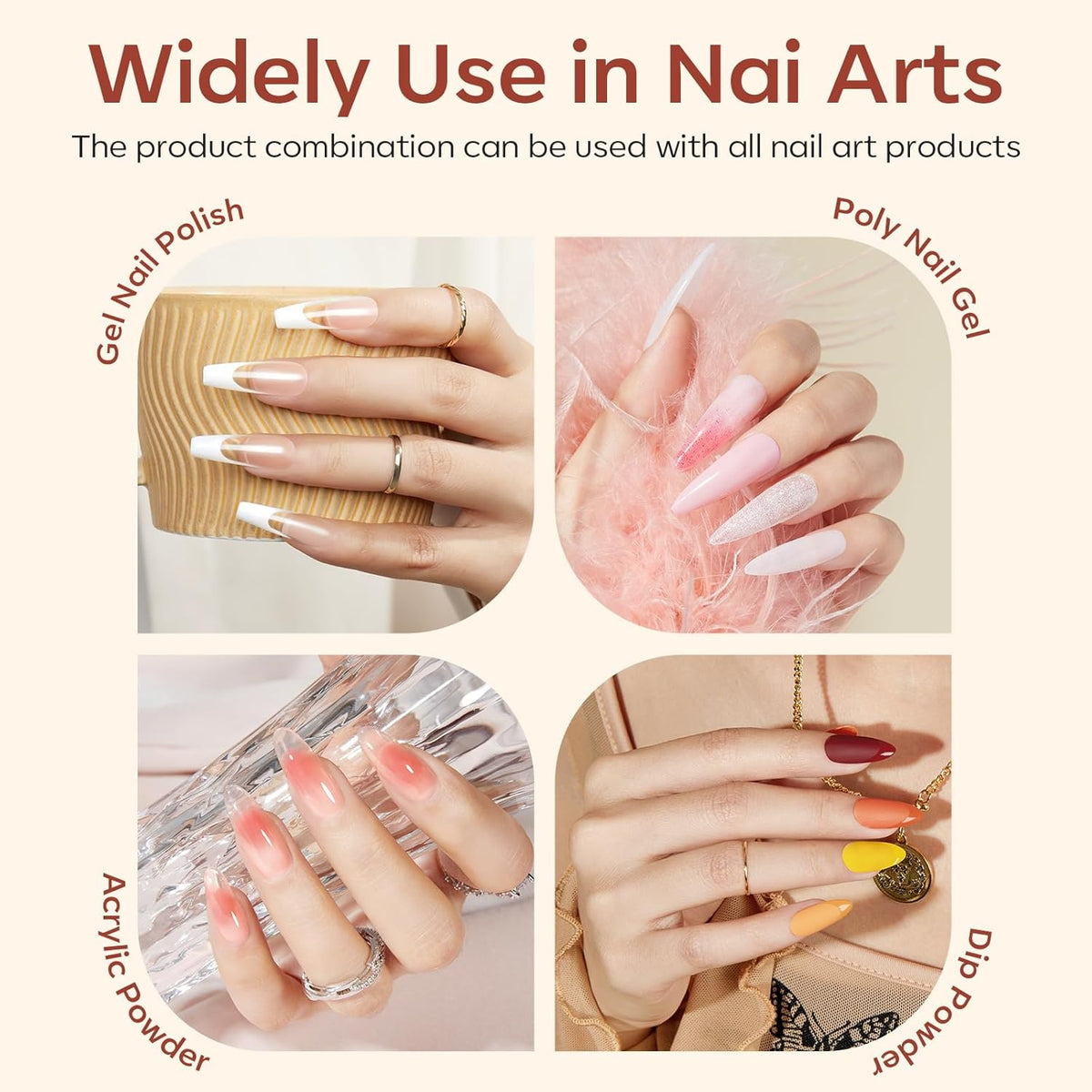 modelones Gel Base and Top Coat with Nail Dehydrator Set No Wipe Diamond Super Shiny Top Coat Nail
