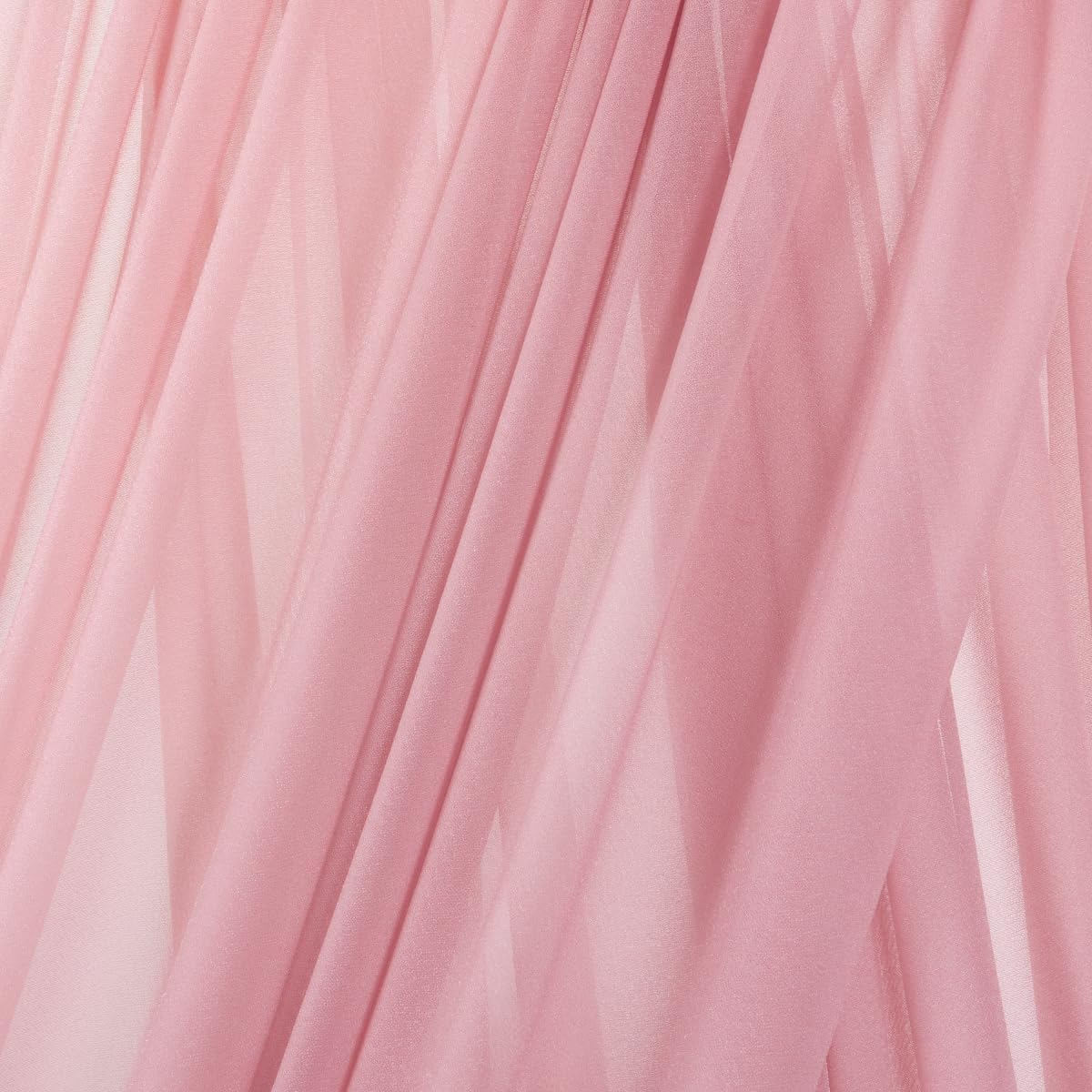 MLMC Dusty Rose Wedding Arch Draping Fabric 1 Panel 29" x 20 FT Extra Long Gauze Drapes Sheer