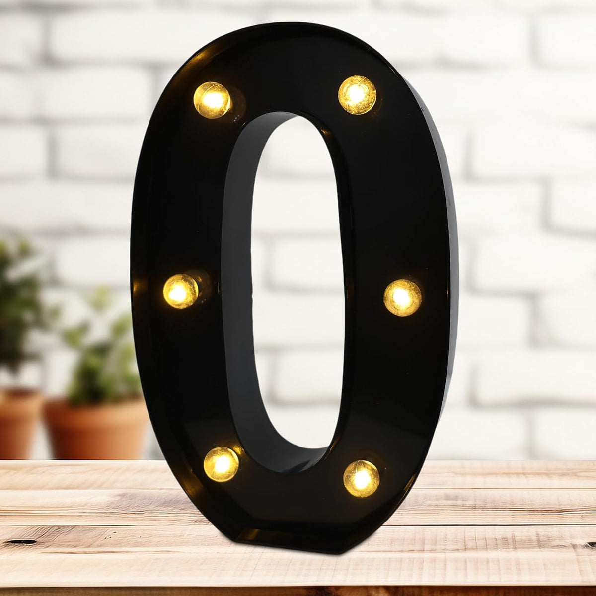 LED Marquee Numbers, 8.58 Inch Led Light Up Numbers for Party, Small Light Up Letters, Battery