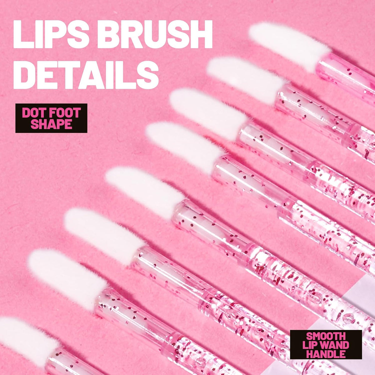 Teenitor 200pcs Mascara Wands and Lip Applicators Disposable, 100pcs Disposable Mascara Wands
