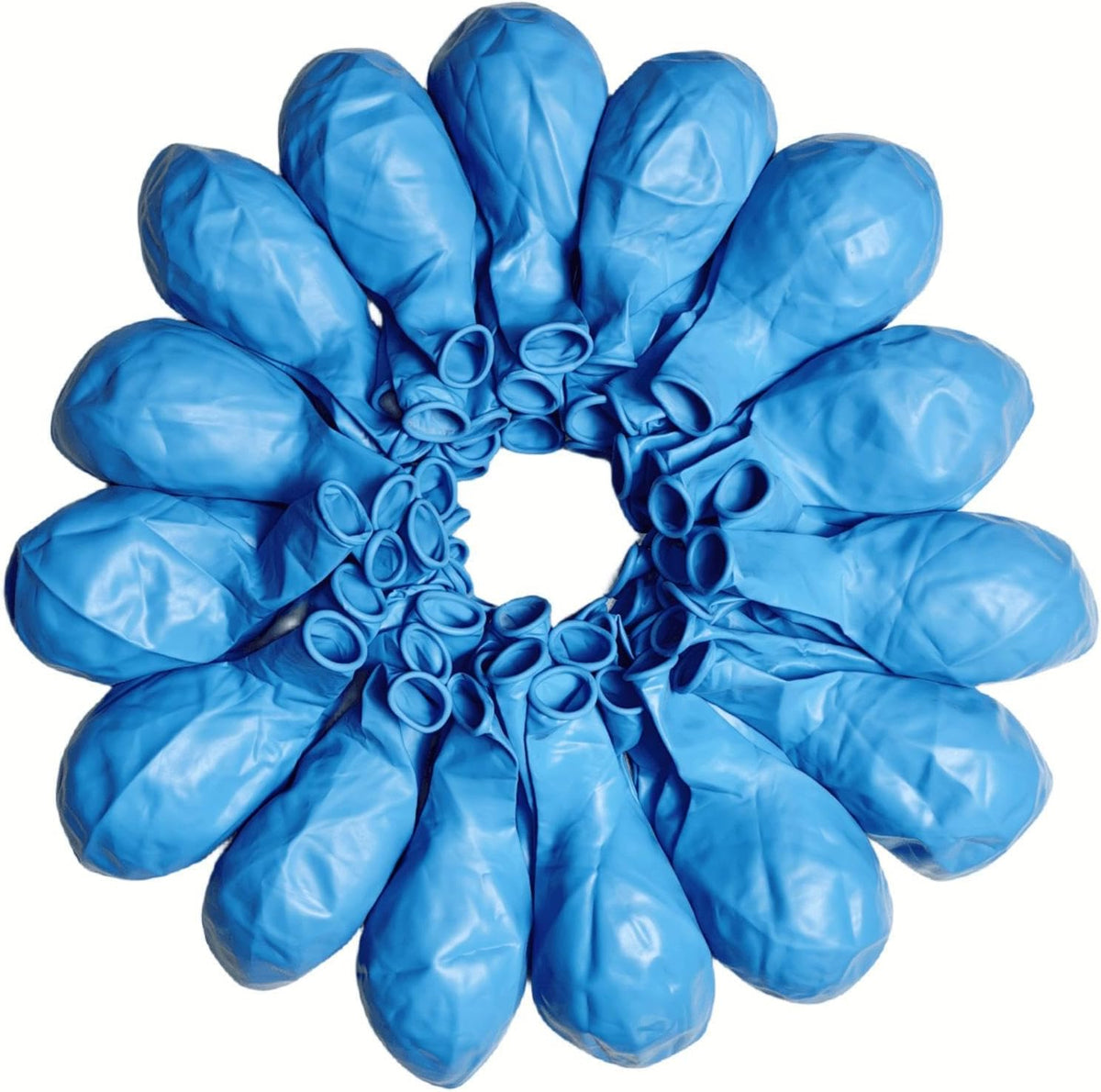 90 Pack Light Blue Balloons 18 Inch Blue Latex Large Balloons for Party Decorations and Events