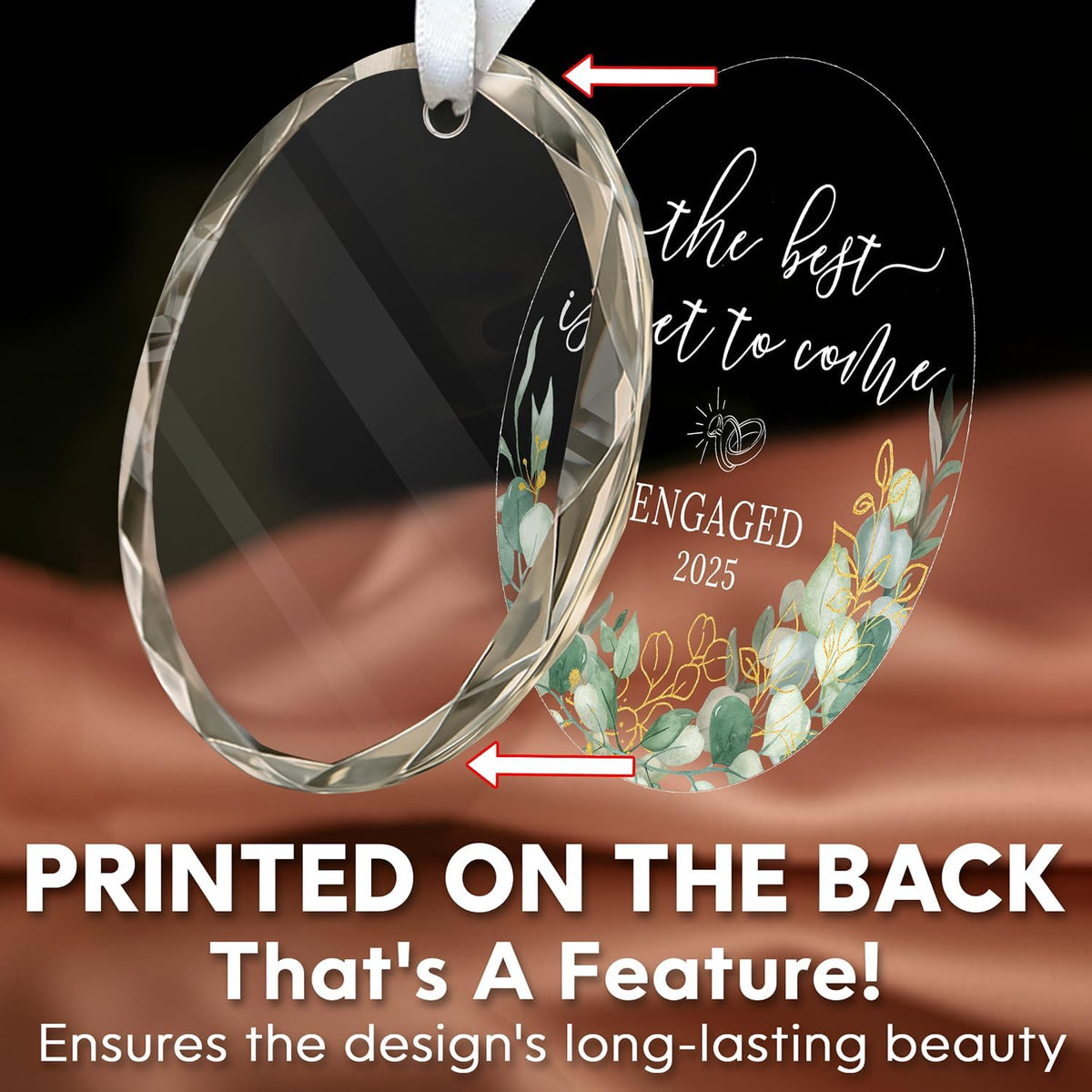 HEXMOZ Engagement Gifts for Couples - Engagement Gift for Newly Engaged Couples, Women, Fiance, Her