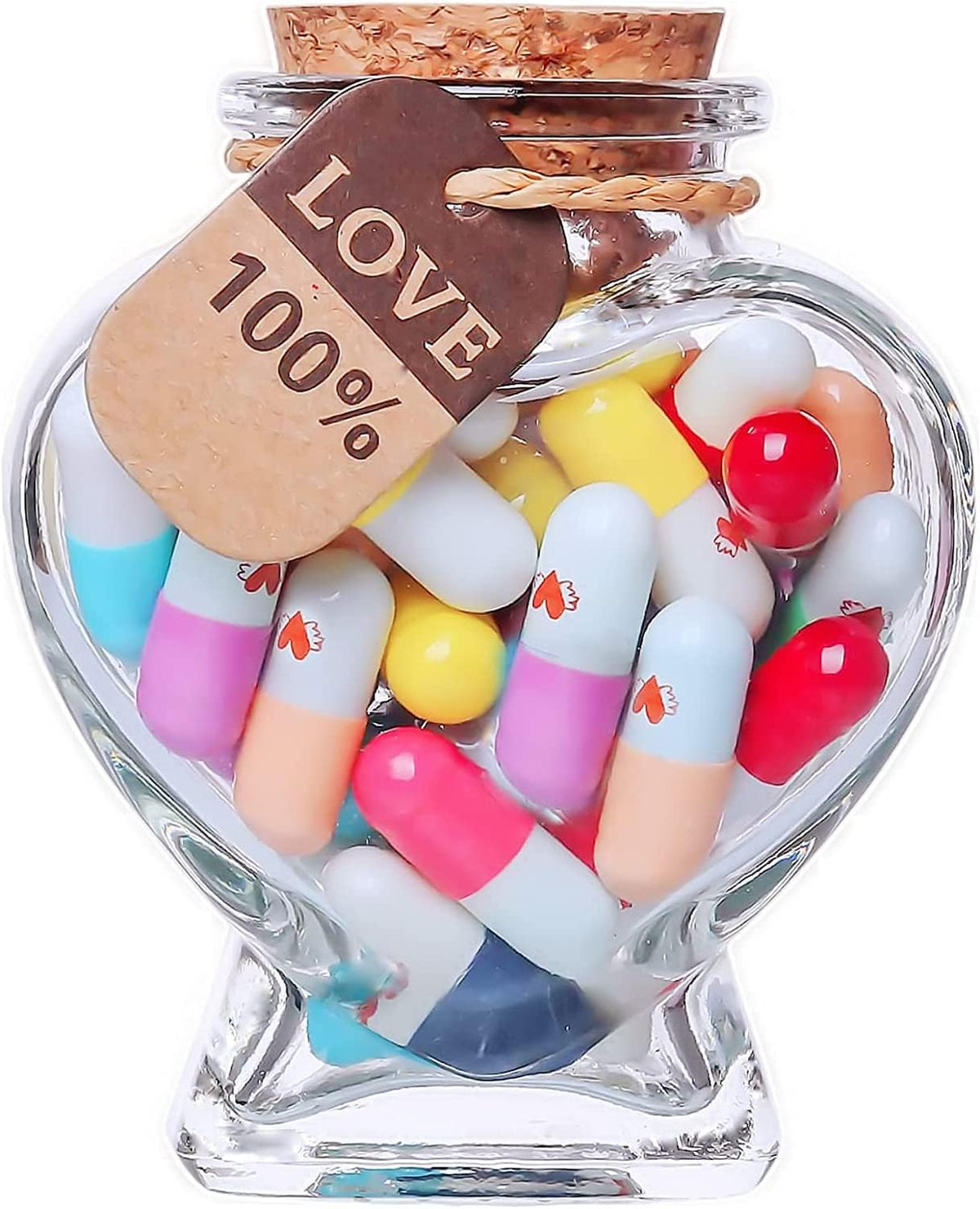Capsule Letters Message in a Bottle - Cute Things Message Love Letter Gifts for Boyfriend