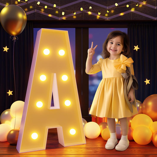 Marquee Letters 3 Feet Tall Large Light Up Letters A Baby Shower Decorations Marry Me Engagement