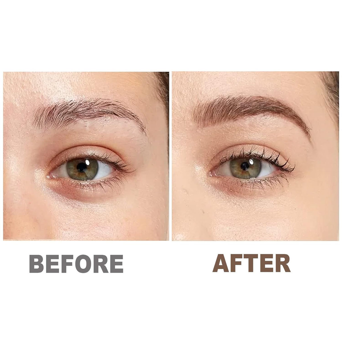 Boobeen 2 Pcs Eyebrow Pomade Cream, Waterproof Brow Pomade Gel High Pigmented Long-lasting for