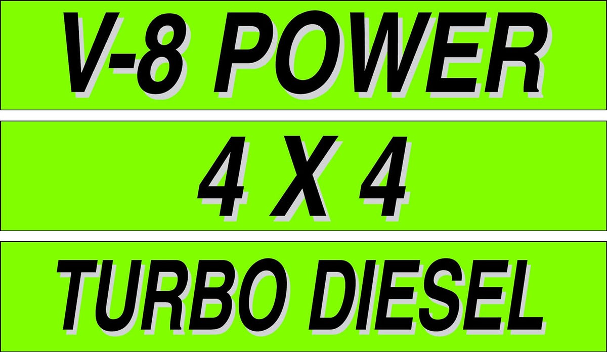 Ez-line Vinyl Windshield Stickers 3 Dozen 15 Inch Chartreuse Slogan Dealership Pro Pack for Car