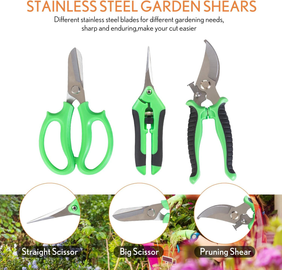 Bonsai Tools Kit 20 Pcs Garden Tools Set for Starters, Includes Bonsai Wire Kit, Plant Mat, Pruning
