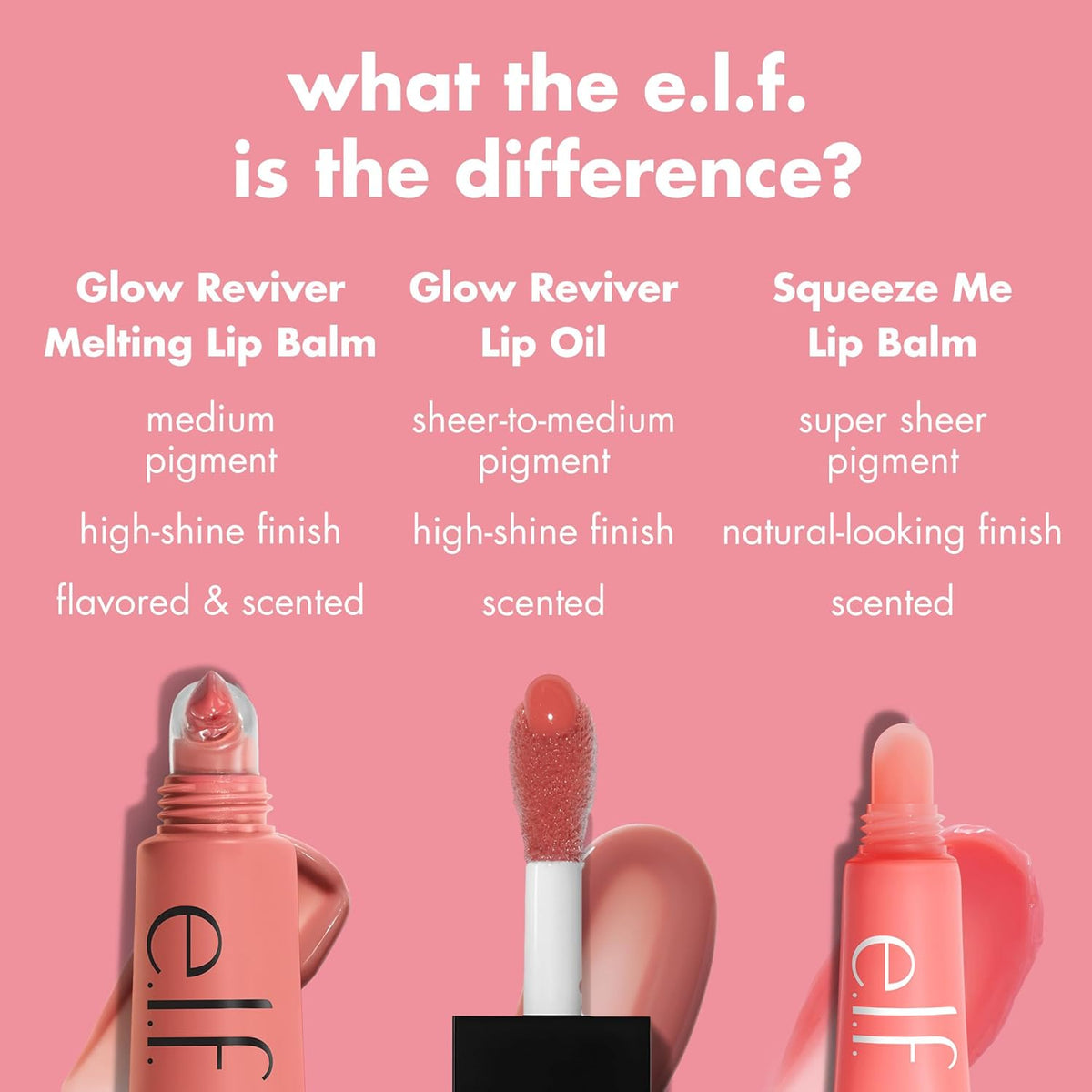 e.l.f. Glow Reviver Melting Lip Balm, Hydrating Tinted Lip Balm For A Glossy Finish & Soft, Supple