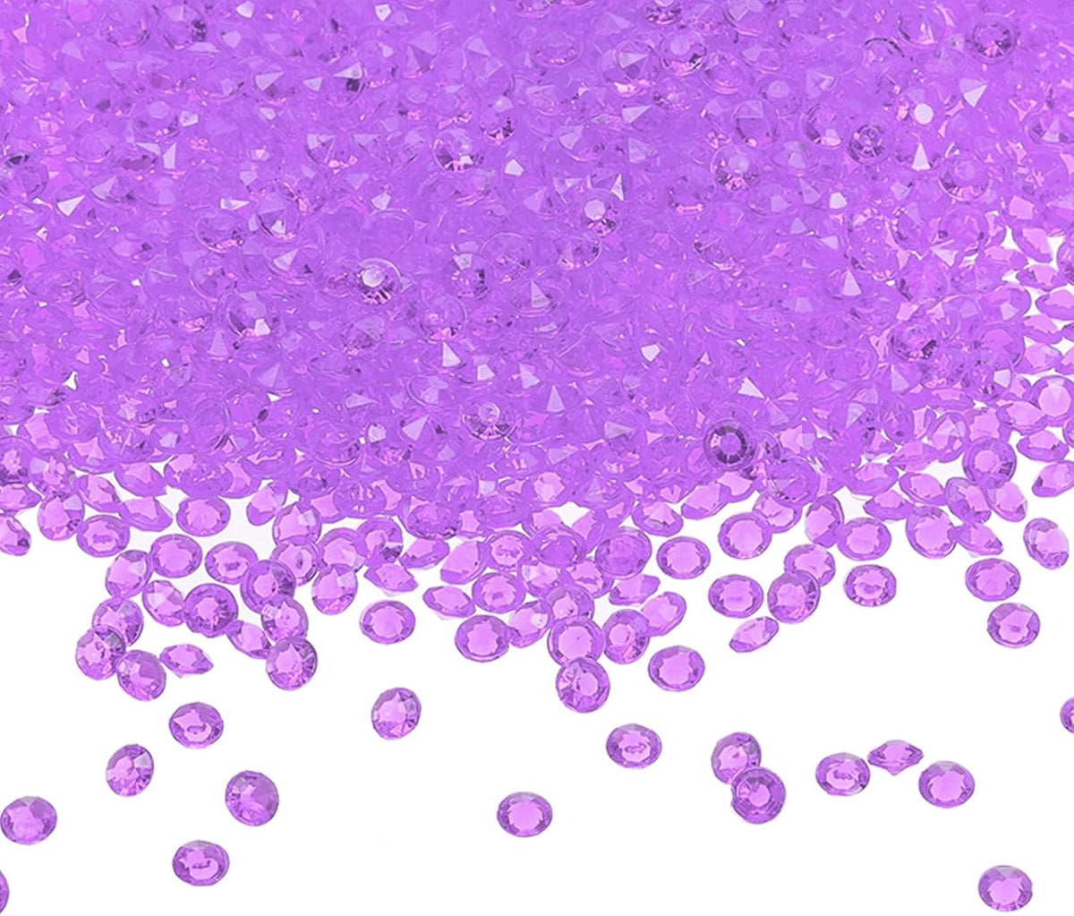 PATIKIL 10000 Pcs Wedding Table Scatter Confetti Crystals 4.5mm Acrylic Diamonds Vase Fillers Gems