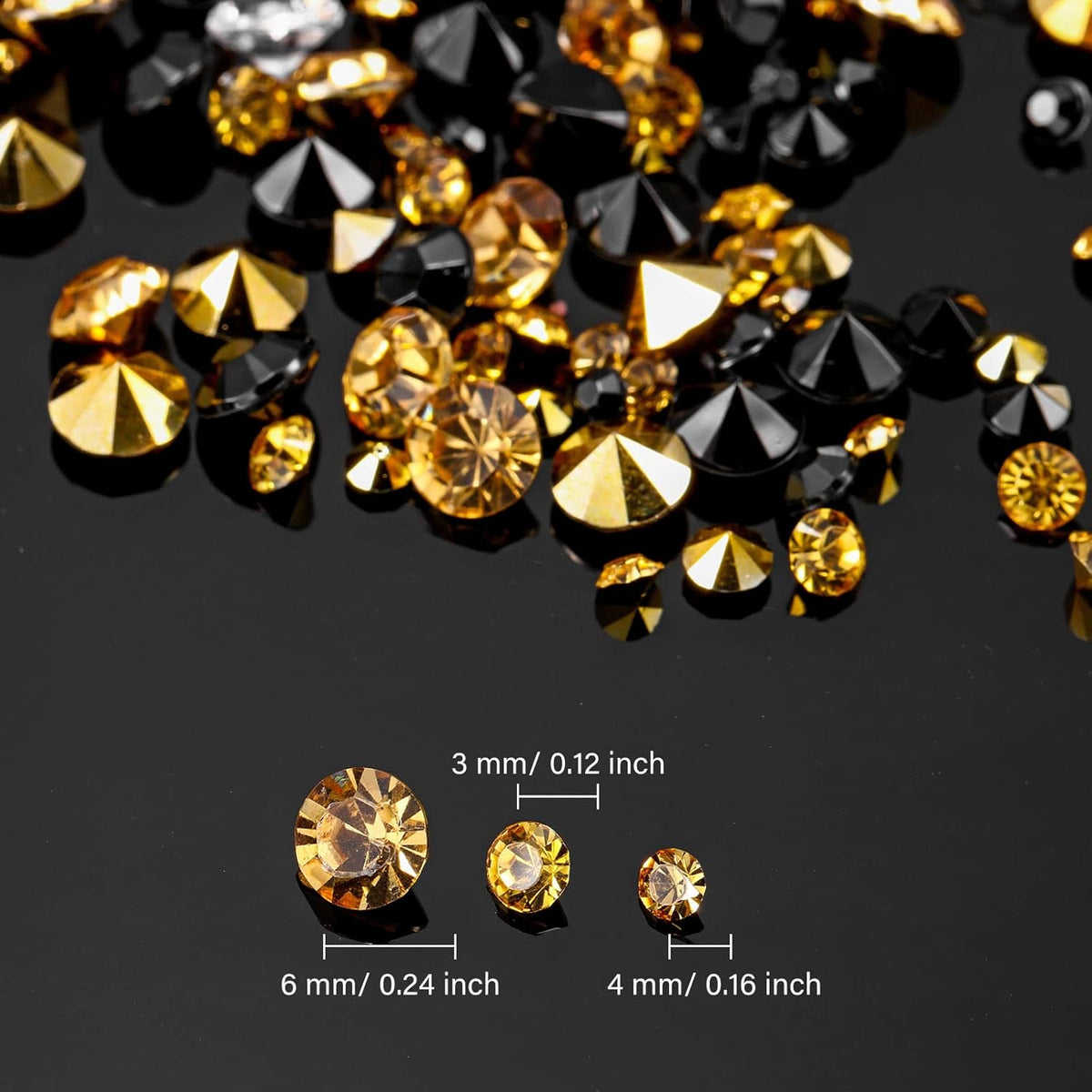 10000 Clear Wedding Table Scatter Confetti Crystals Acrylic Diamonds Rhinestones for Table